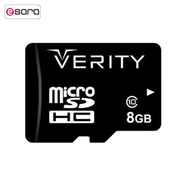 کارت حافظه microSDHC وریتی کلاس 10 مدل ultra همراه با آداپتور SD ظرفیت 8 گیگابایت -