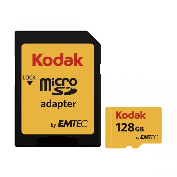 کارت حافظه microSDHC کداک کلاس 10 استاندارد UHS-I U1 سرعت 85MBps 580X همراه با آداپتور SD ظرفیت 16 گیگابایت Kodak UHS-I U1 Class 10 85MBps 580X microSDHC With Adapter - 16GB