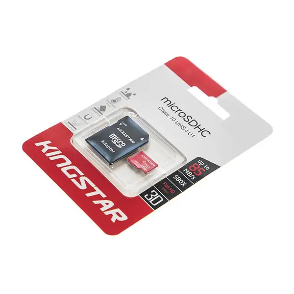 کارت حافظه microSDHC کینگ استار کلاس 10 استاندارد UHS-I U1 سرعت 85MBps ظرفیت 32 گیگابایت Kingstar UHS-I U1 Class 10 85MBps microSDHC 32GB