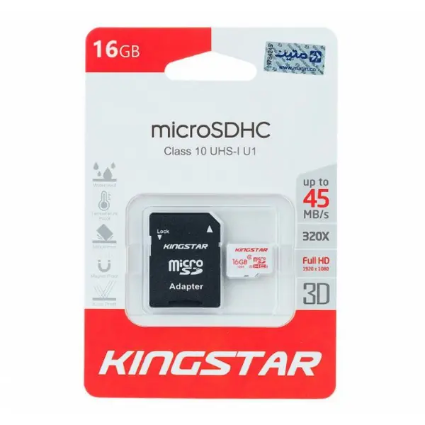 کارت حافظه microSDHC ظرفیت 32 گیگابایت کینگ استار سرعت 45MB/s