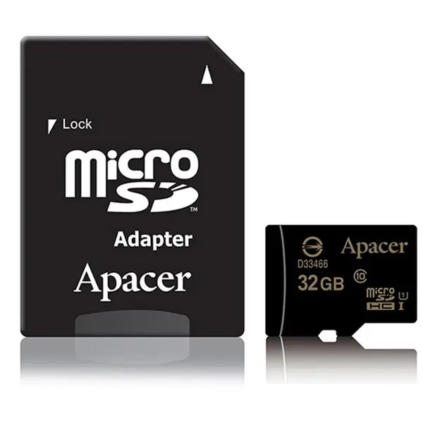 کارت حافظه microSDHC اپیسر مدل AP32GA کلاس 10 استاندارد UHS-I U1 سرعت 45MBps ظرفیت 32 گیگابایت