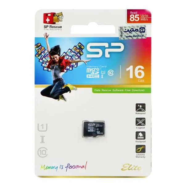 کارت حافظه سیلیکون پاور microSDHC Class 10 16GB Silicon Power microSDHC Class 10 16GB - 4