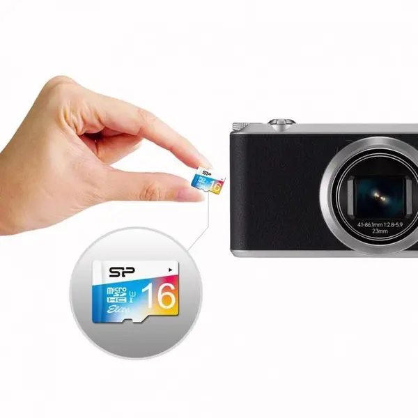 کارت حافظه microSDHC سیلیکون پاور مدل Color Elite کلاس 10 استاندارد UHS-I U1 سرعت 85MBps همراه با آداپتور SD ظرفیت 16 گیگابایت Silicon Power Color Elite UHS-I U1 Class 10 85MBps microSDHC With Adapter - 16GB - 2