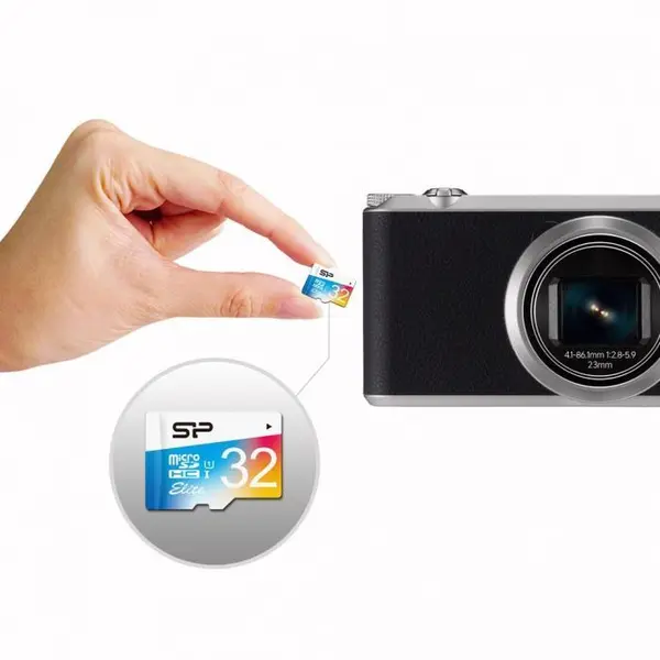 کارت حافظه microSDHC سیلیکون پاور مدل Color Elite کلاس 10 استاندارد UHS-I U1 سرعت 85MBps همراه با آداپتور SD ظرفیت 32 گیگابایت Silicon Power Color Elite UHS-I U1 Class 10 85MBps microSDHC With Adapter - 32GB - 2