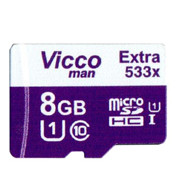 کارت حافظه microSDHC ویکو من مدل Extre 533X کلاس 10 استاندارد UHS-I U1 سرعت80MBpsظرفیت 8 گیگابایت -