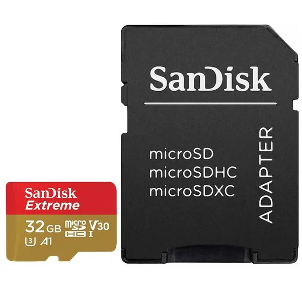 کارت حافظه microSDHC سن دیسک مدل Extreme V30 کلاس A1 استاندارد UHS-I U3 سرعت 100MBps 667X همراه با آداپتور SD ظرفیت 32 گیگابایت Sandisk Extreme V30 UHS-I U3 Class A1 100MBps 667X microSDHC With Adapter 32GB - 5