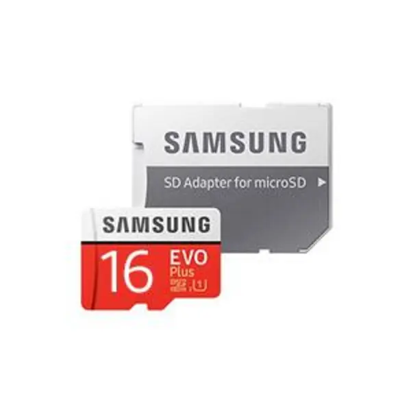 کارت حافظه microSDHC سامسونگ مدل Evo Plus کلاس 10 استاندارد UHS-I U1 سرعت 100MBps همراه با آداپتور SD ظرفیت 16 گیگابایت -