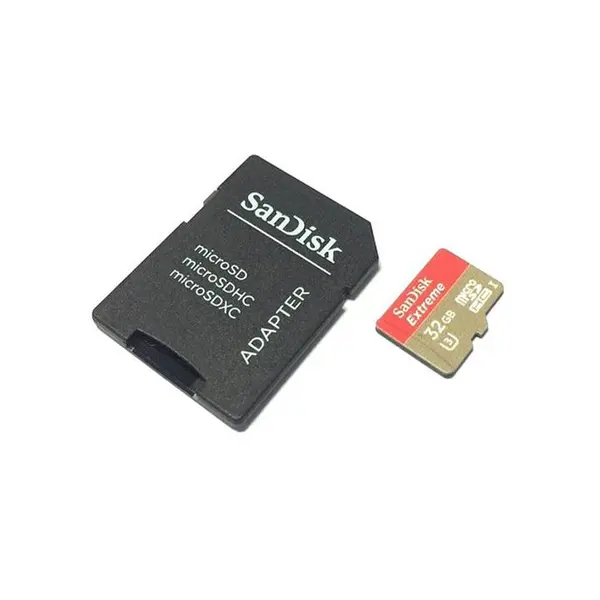 کارت حافظه microSDHC سن دیسک مدل Extreme V30 کلاس A1 استاندارد UHS-I U3 سرعت 100MBps 667X همراه با آداپتور SD ظرفیت 32 گیگابایت Sandisk Extreme V30 UHS-I U3 Class A1 100MBps 667X microSDHC With Adapter 32GB - 4