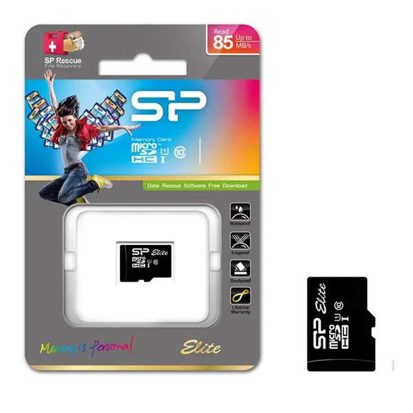 کارت حافظه microSDHC سیلیکون پاور مدل Elite کلاس 10 استاندارد UHS-I U1 سرعت 85MBps ظرفیت 16 گیگابایت MicroSD HC I U1 Class10 16GB Elite - 2