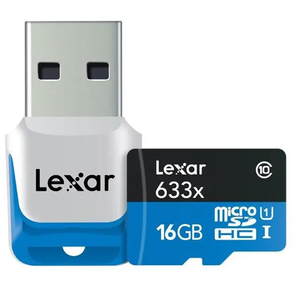 کارت حافظه microSDHC لکسار مدل High-Performance Lexar16GB High Performance UHS-I microSDXC Memory Card Class 10 - 4
