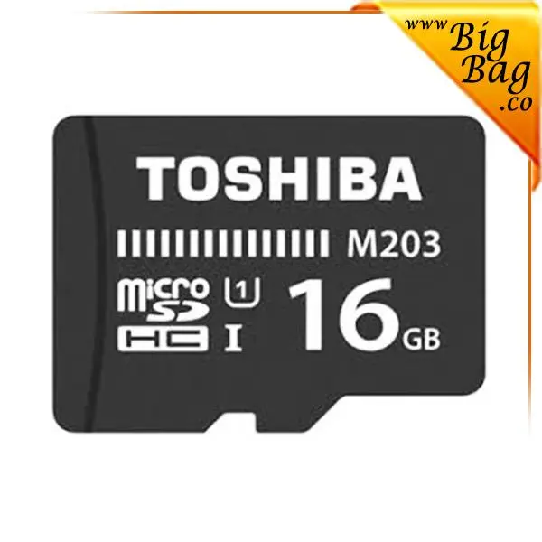 کارت حافظه microSDHC توشیبا مدل M203 کلاس 10 استاندارد UHS-I سرعت 100MBps ظرفیت 16 گیگابایت -