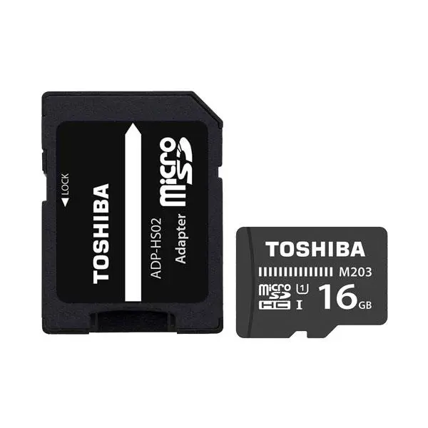 کارت حافظه microSDHC توشیبا مدل M203 کلاس 10 استاندارد UHS-I سرعت 100MBps ظرفیت 16 گیگابایت -