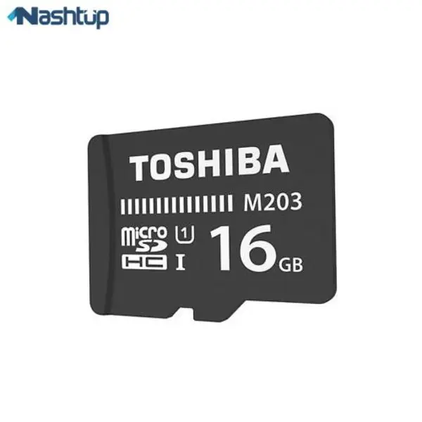 کارت حافظه microSDHC توشیبا مدل M203 کلاس 10 استاندارد UHS-I سرعت 100MBps ظرفیت 16 گیگابایت -