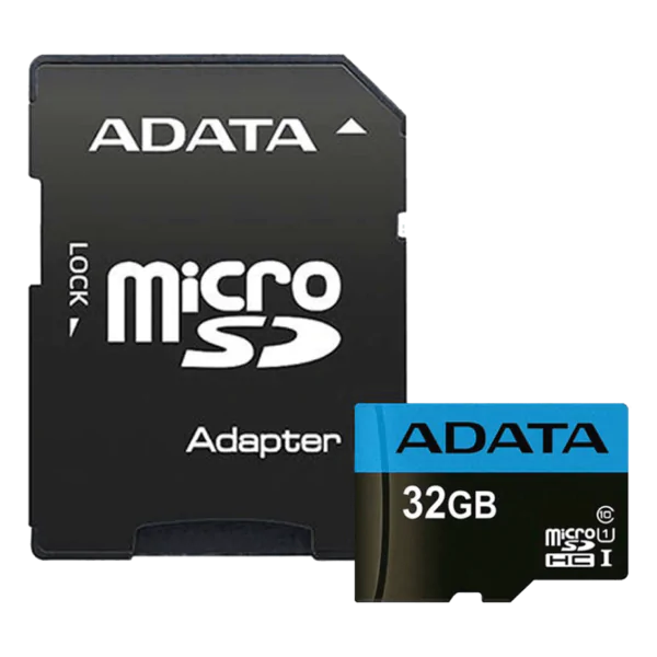 کارت حافظه‌ microSDHC ای دیتا مدل Premier کلاس 10 استاندارد UHS-I U1 سرعت 100MBps ظرفیت 32 گیگابایت به همراه آداپتور SD -
