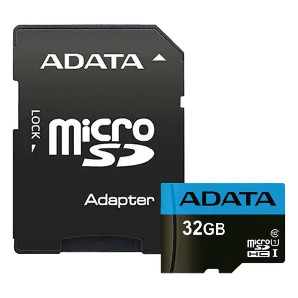 کارت حافظه microSDHC ای دیتا مدل Premier کلاس 10 استاندارد UHS-I U1 سرعت 100MBps ظرفیت 32 گیگابایت به همراه آداپتور SD -