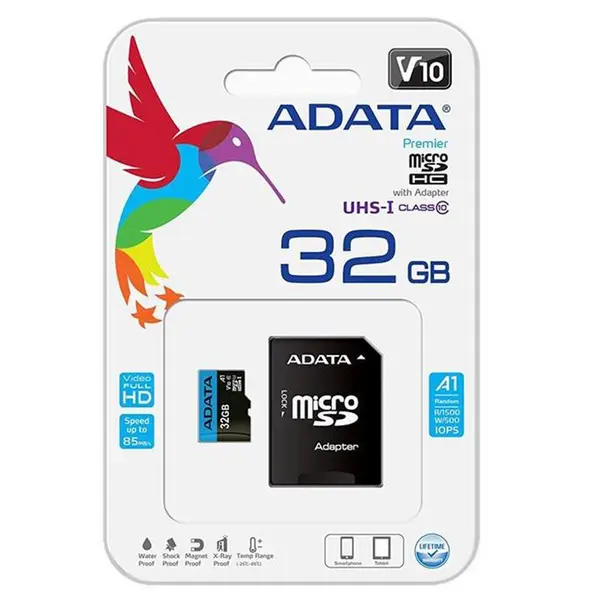 کارت حافظه microSDHC ای دیتا مدل Premier V10 A1 کلاس 10 استاندارد UHS-I سرعت 85MBps همراه با آداپتور SD ظرفیت 32 گیگابایت ADATA Premier V10 A1 UHS-I Class 10 85MBps microSDHC With Adapter 32GB - 3