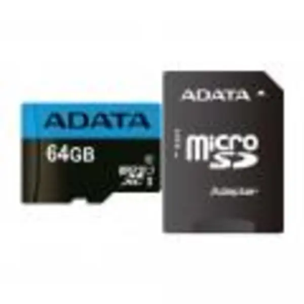 کارت حافظه microSDHC ای دیتا مدل Premier V10 A1 کلاس 10 استاندارد UHS-I سرعت 85MBps همراه با آداپتور SD ظرفیت 64 گیگابایت A-Data Premier Premier R85W25 64GB With Adapter