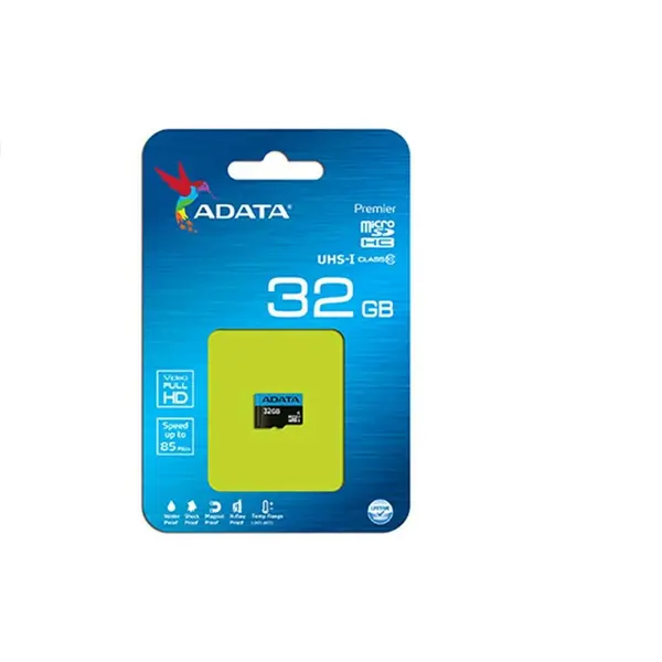کارت حافظه microSDHC ای دیتا مدل Premier کلاس 10 استاندارد UHS-I U1 سرعت 85MBps ظرفیت 32 گیگابایت Adata Premier UHS-I U1 Class 10 85MBps microSDHC - 32GB
