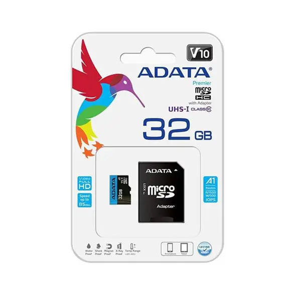کارت حافظه microSDHC ای دیتا مدل Premier V10 A1 کلاس 10 استاندارد UHS-I سرعت 85MBps همراه با آداپتور SD ظرفیت 32 گیگابایت ADATA Premier V10 A1 UHS-I Class 10 85MBps microSDHC With Adapter 32GB - 4