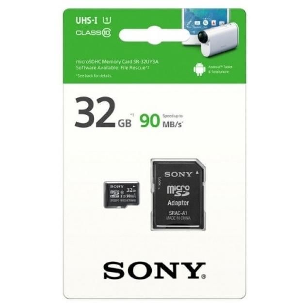 کارت حافظه microSDHC سونی Sony SR-32UY سبز 32 گیگ