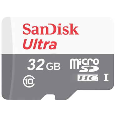 کارت حافظه microSDHC سن دیسک مدل Ultra کلاس 10 استاندارد UHS-I U1 سرعت 100MBps ظرفیت 32 گیگابایت\t