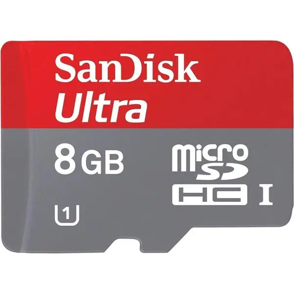 کارت حافظه microSDHC سن دیسک مدل Ultra کلاس 10 استاندارد UHS-I U1 سرعت 48MBps 320X به همراه آداپتور SD ظرفیت 8 گیگابایت Sandisk Ultra UHS-I U1 Class 10 48MBps 320X microSDHC With Adapter - 8GB - 3