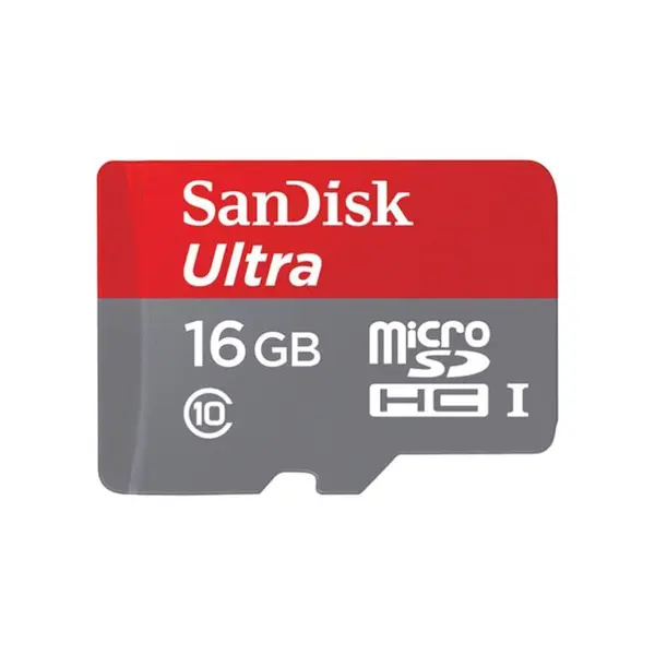 کارت حافظه microSDHC سن دیسک مدل Ultra کلاس 10 استاندارد UHS-I U1 سرعت 80MBps 533X ظرفیت 16 گیگابایت SanDisk Ultra UHS-I U1 Class 10 80MBps 533X microSDHC - 16GB