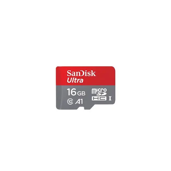 کارت حافظه microSDHC سن دیسک مدل Ultra A1 کلاس 10 استاندارد UHS-I U1 سرعت 98MBps ظرفیت 16 گیگابایت SanDisk Ultra 16GN6MN 98MB/s microS