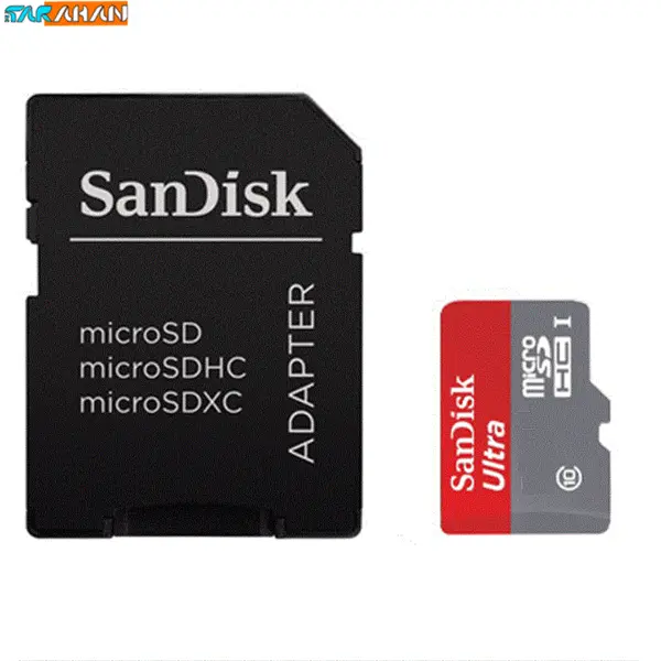 کارت حافظه سن دیسک microSDXC 64GB UHS-I Card with Adapter Sandisk Ultra microSDXC 64GB UHS-I Card with Adapter - 3