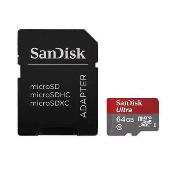 کارت حافظه سن دیسک microSDXC 64GB UHS-I Card with Adapter Sandisk Ultra microSDXC 64GB UHS-I Card with Adapter - 4
