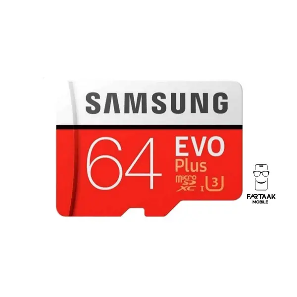 کارت حافظه microSDXC سامسونگ مدل Evo Plus کلاس 10 استاندارد UHS-I U3 سرعت 130MBps ظرفیت 64 گیگابایت