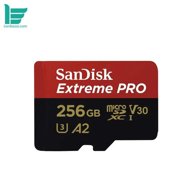 کارت حافظه microSDXC سن دیسک مدل Extreme PRO کلاس A2 استاندارد UHS-I U3 سرعت 170MBs ظرفیت 256 گیگابایت -