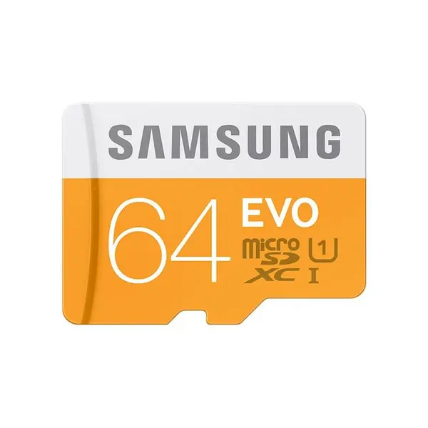 کارت حافظه microSDXC سامسونگ مدل Evo کلاس 10 استاندارد UHS-I U1 سرعت 48MBps ظرفیت 64 گیگابایت Samsung Evo UHS-I U1 Class 10 48MBps microSDXC - 64GB