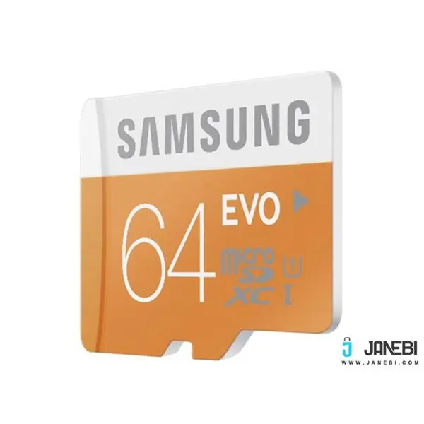 کارت حافظه microSDXC سامسونگ مدل Evo کلاس 10 استاندارد UHS-I U1 سرعت 48MBps ظرفیت 64 گیگابایت Samsung Evo UHS-I U1 Class 10 48MBps microSDXC - 64GB