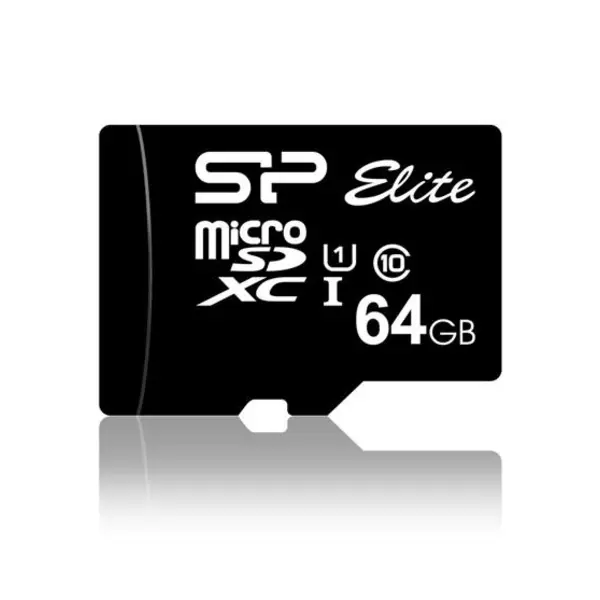 کارت حافظه microSDXC سیلیکون پاور مدل Elite کلاس 10 استاندارد UHS-I U1 سرعت 85MBps ظرفیت 64 گیگابایت Silicon Power Elite UHS-I U1 Class 10 85MBps microSDXC - 64GB - 3