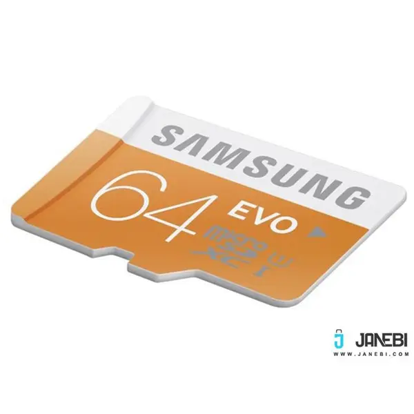 کارت حافظه microSDXC سامسونگ مدل Evo کلاس 10 استاندارد UHS-I U1 سرعت 48MBps ظرفیت 64 گیگابایت Samsung Evo UHS-I U1 Class 10 48MBps microSDXC - 64GB