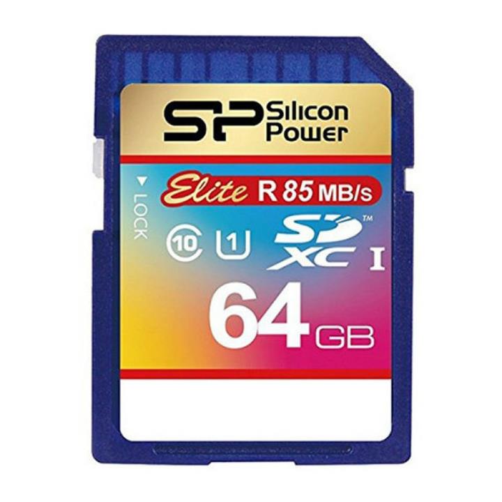 کارت حافظه microSDXC سیلیکون پاور مدل Elite کلاس 10 استاندارد UHS-I U1 سرعت 85MBps ظرفیت 64 گیگابایت Silicon Power Elite UHS-I U1 Class 10 85MBps microSDXC - 64GB