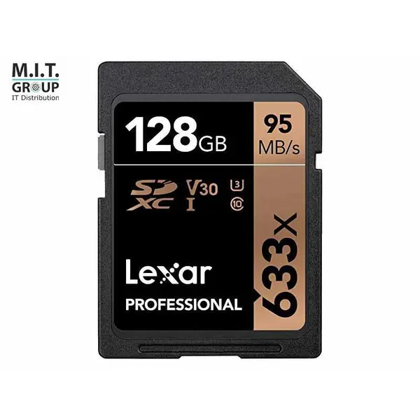 کارت حافظه microSDXC لکسار مدل High-Performance کلاس 10 استاندارد UHS-I U1 سرعت 95MBps 633X همراه با آداپتور SD ظرفیت 128 گیگابایت Lexar High-Performance UHS-I U1 Class 10 95MBps 633X microSDXC With Adapter - 128GB
