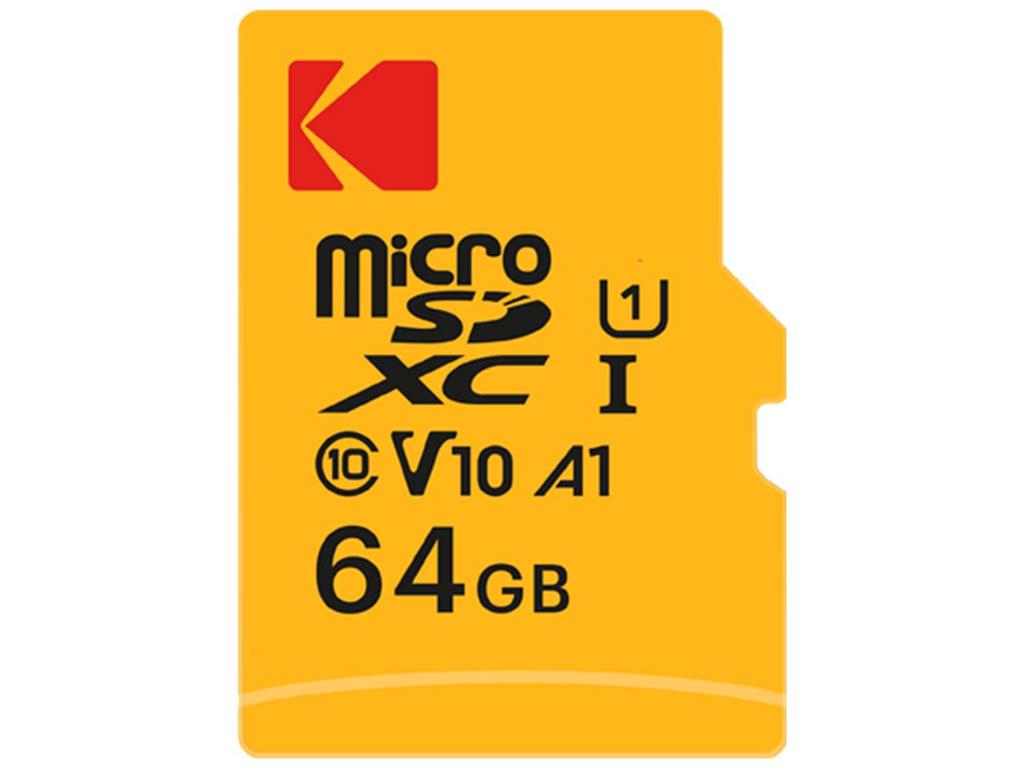 کارت حافظه MicroSDXC کداک مدل Kodak PREMIUM PERFORMANCE UHS-I U1 A1 V10 ظرفیت 64 گیگابایت