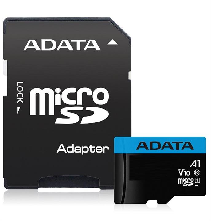 کارت حافظه microSDXC ای دیتا مدل Premier V10 A1 کلاس 10 استاندارد UHS-I سرعت 100MBps ظرفیت 128 گیگابایت ADATA Premier V10 A1 UHS-I Class 10 100MBps microSDXC 128GB