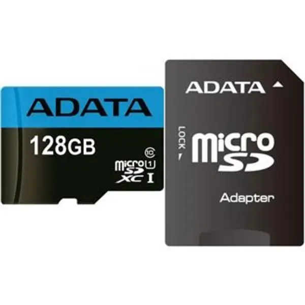 کارت حافظه microSDXC ای دیتا مدل Premier کلاس 10 استاندارد UHS-I U1 سرعت 85MBps همراه با آداپتور SD ظرفیت 128 گیگابایت Adata Premier UHS-I U1 Class 10 85MBps microSDXC With SD Adapter 128GB