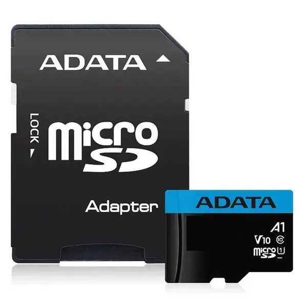 کارت حافظه microSDXC ای دیتا مدل Premier V10 A1 کلاس 10 استاندارد UHS-I سرعت 100MBps ظرفیت 256 گیگابایت ADATA Premier V10 A1 UHS-I Class 10 100MBps microSDXC 256GB