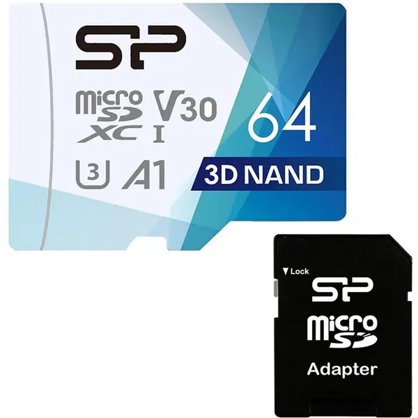 کارت حافظه microSDXC سیلیکون پاور مدل Superior Pro کلاس 10 استاندارد UHS-I U3 سرعت 100MBps ظرفیت 64 گیگابایت به همراه آداپتور SD Silicon Power Superior Pro UHS-I U3 Class 10 100MBps microSDXC 64GB with SD Adapter - 2