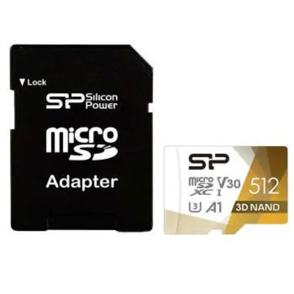 کارت حافظه microSDXC سیلیکون پاور مدل Superior Pro کلاس 10 استاندارد UHS-I U3 سرعت 100MBps ظرفیت 512 گیگابایت Micro SD: Silicon Power Superior Pro U3 512GB - 3