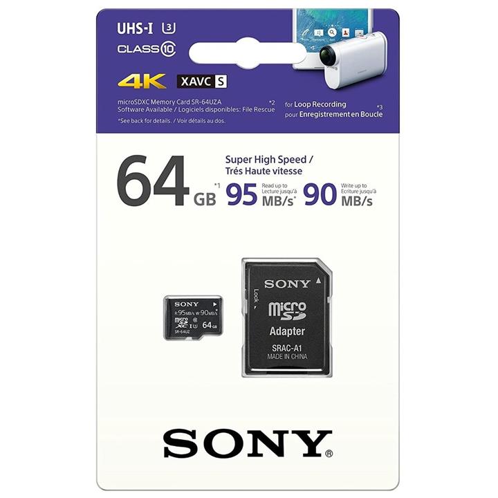 کارت حافظه microSDXC سونی Sony SR-64UZA بنفش 64گیگ