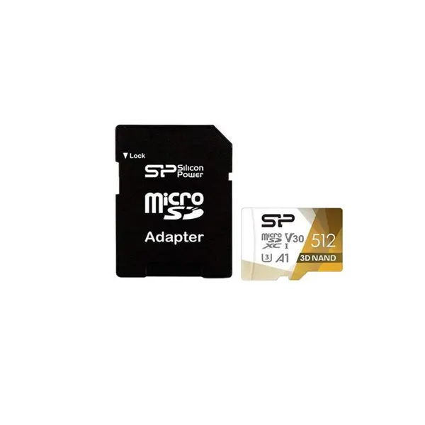 کارت حافظه microSDXC سیلیکون پاور مدل Superior Pro کلاس 10 استاندارد UHS-I U3 سرعت 100MBps ظرفیت 512 گیگابایت Micro SD: Silicon Power Superior Pro U3 512GB - 4