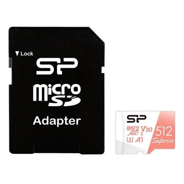 کارت حافظه microSDXC سیلیکون پاور مدل Superior Pro کلاس 10 استاندارد UHS-I U3 سرعت 100MBps ظرفیت 512 گیگابایت Micro SD: Silicon Power Superior Pro U3 512GB - 2