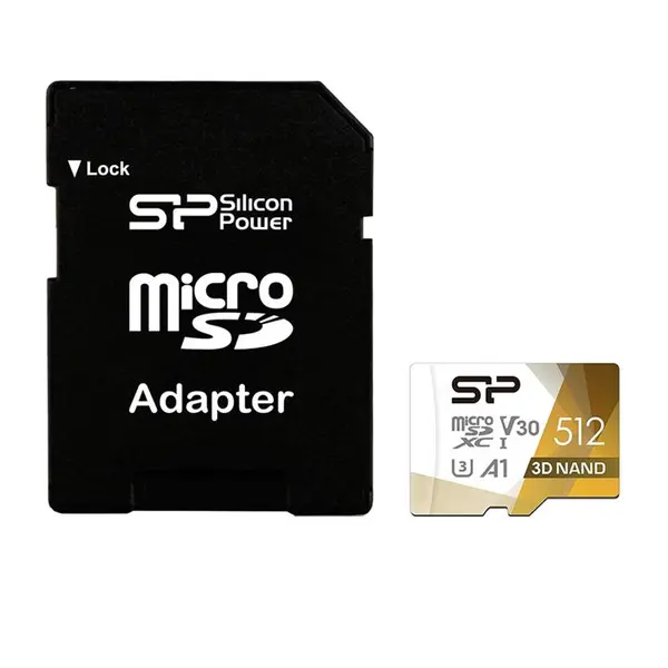 کارت حافظه microSDXC سیلیکون پاور مدل Superior Pro کلاس 10 استاندارد UHS-I U3 سرعت 100MBps ظرفیت 512 گیگابایت Micro SD: Silicon Power Superior Pro U3 512GB - 5