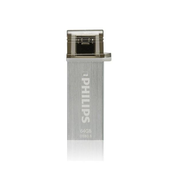 فلش مموری فیلیپس MONO OTG USB3.0 – 64GB Philips MONO OTG USB 3.0 Flash Memory - 64GB