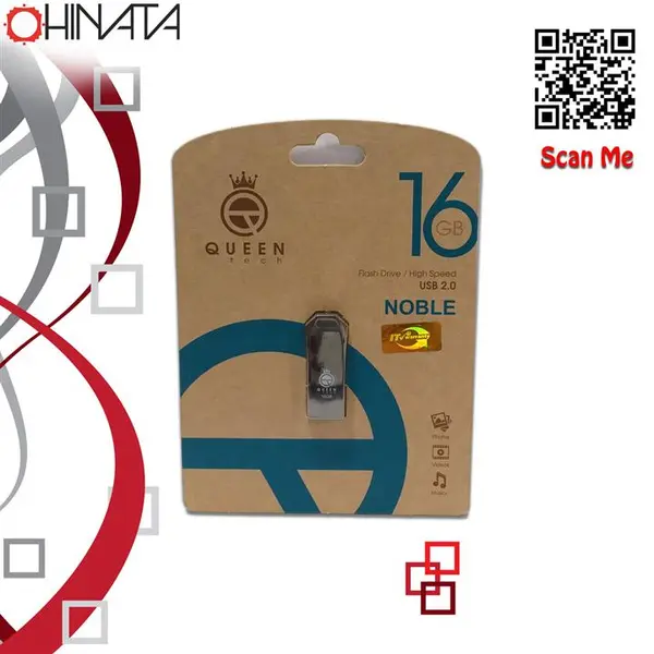 فلش مموری کوئین تک مدل NOBLE ظرفیت 16 گیگابایت Queen tech NOBLE Flash Memory 16GB - 5